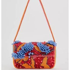 Zara Beaded multicolor bag